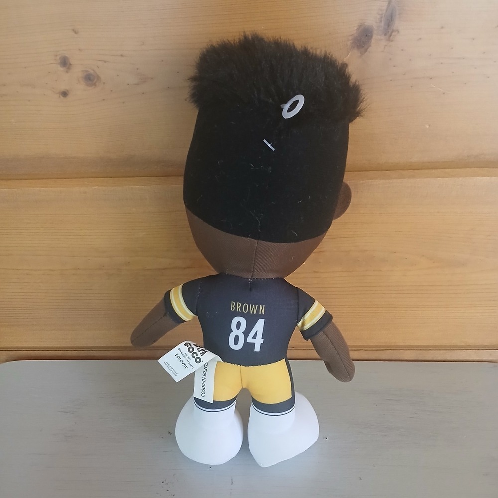 Pittsburgh Steelers Antonio Brown Pro Bros Plush Toy 84 Football Foco D32 - Picture 3 of 5